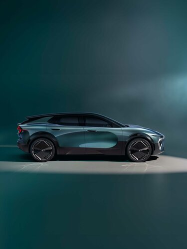 design sportivo e linee sinuose - green turismo vision - Renault