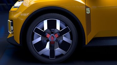 oog voor detail - Renault 5 E-Tech electric prototype