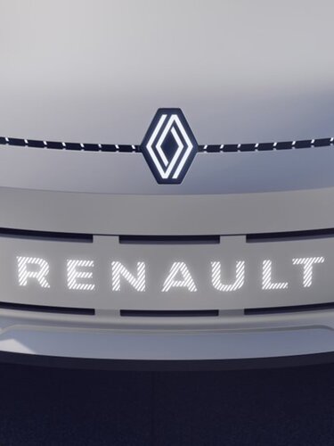Renault - logotipo retroiluminado R5