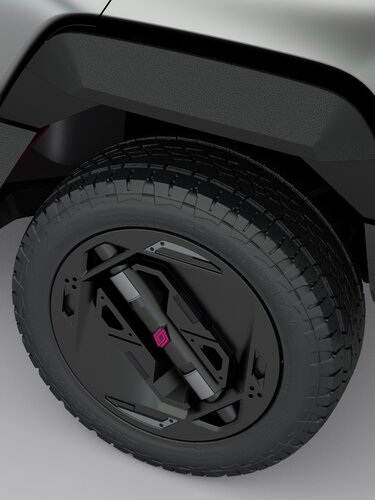 passage de roue - Renault Concept 4ever Trophy E-Tech 100% électrique