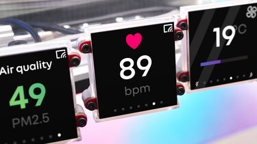 heart rate sensor - Renault Scenic Vision H2-Tech