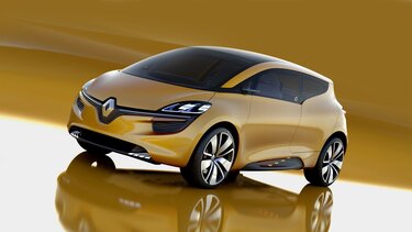 Gelber Renault R-SPACE Minivan Concept Car