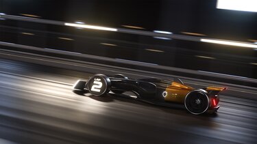 R.S. 2027 VISION Formula One on the race track