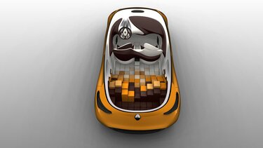 Renault R-Space Concept Car Vogelperspektive