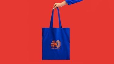60 anos 4L - saco tote bag
