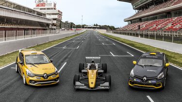 Renault Sport series - start wyścigu