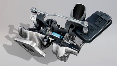 3-D Bild eines Renault Formel 1 Motors