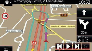Info traffic TMC via la radio - Renault CONNECT