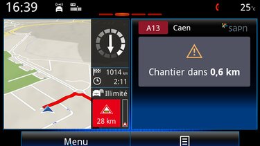 Informacje o ruchu drogowym TomTom - Renault Easy Connect