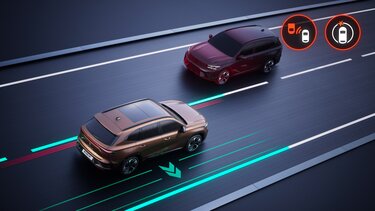 Renault Koleos - asistencias de mantenimiento y seguimiento de carril
