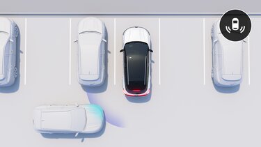sygnalizator opuszczania miejsca parkingowego - safety control - Renault Austral E-Tech full hybrid