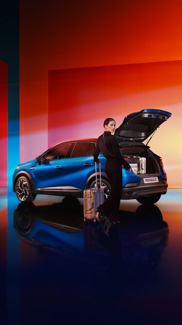 capacidade da bagageira - Captur E-tech full hybrid - Renault
