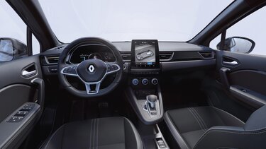 Interior del Nuevo Renault CAPTUR: volante, salpicadero