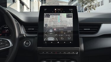 Renault Captur ekran, deska rozdzielcza 