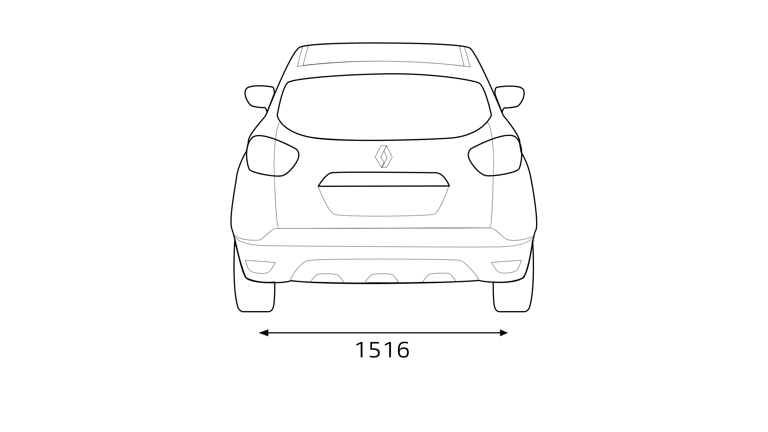 dimensions de la renault captur