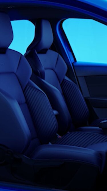 Renault Clio E-Tech full hybrid - możliwości zmiany konfiguracji wnętrza