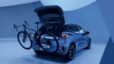 swing-away bicycle rack on the towbar - accessories - Renault Clio E-Tech full hybrid