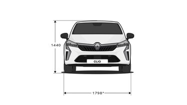 dimensioni - modularità - Renault Clio E-Tech full hybrid
