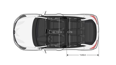afmetingen - modulair design - Renault Clio E-Tech full hybrid