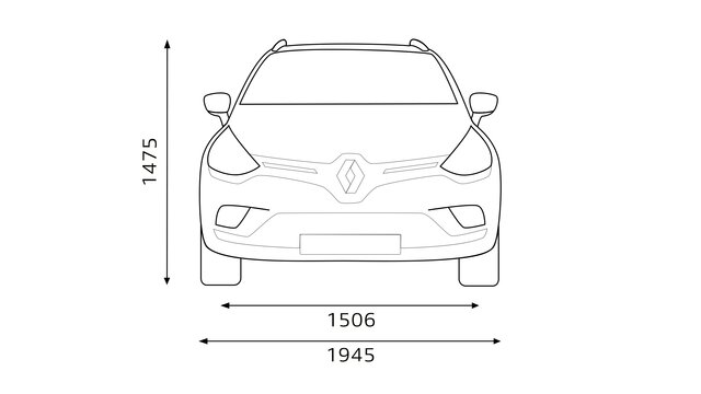 Date tehnice CLIO Sport Tourer: dimensiuni, portbagaj ...