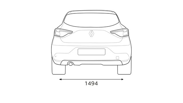 Dimensions CLIO : Longueur, Largeur, Coffre - Renault