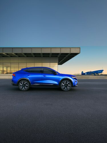 Der Renault Rafale E-Tech Hybrid – das neue SUV Coupé der Premium-Klasse – Aerodynamische Konturen
