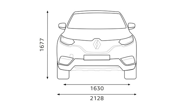 Renault espace размеры