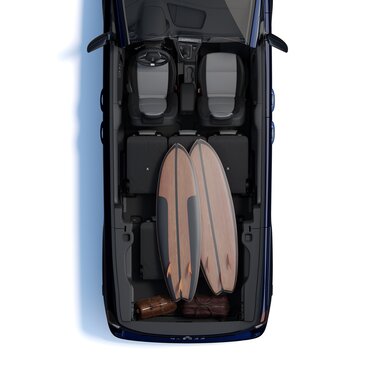 objem zavazadlového prostoru – Grand Kangoo – Renault