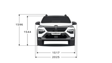 Dimensões - Renault Kardian