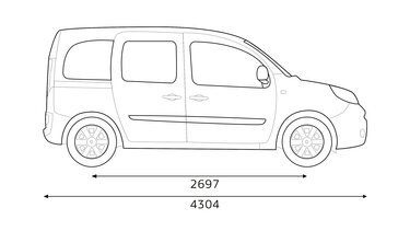 Renault Kangoo dimensions