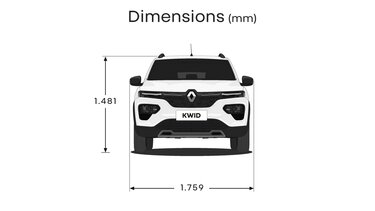 Dimensiones del Renault Kwid
