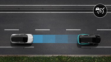 Renault Megane E-Tech 100% electric - aktywny, inteligentny regulator prędkości 
