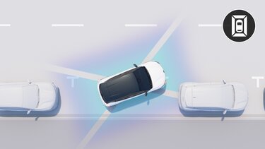 100 % električni Renault Megane E-Tech – 3D-monitor za 360-stopinjski pregled