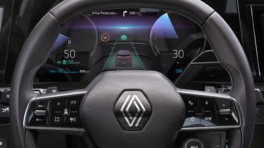 Renault Megane E-Tech 100% elektrisch – realistische Ansicht