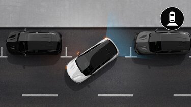 Renault Megane E-Tech 100% elétrico - monitoramento 3D com visibilidade de 360​​°