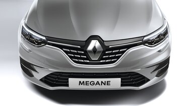 Vnější vzhled přední části sedanu Megane
