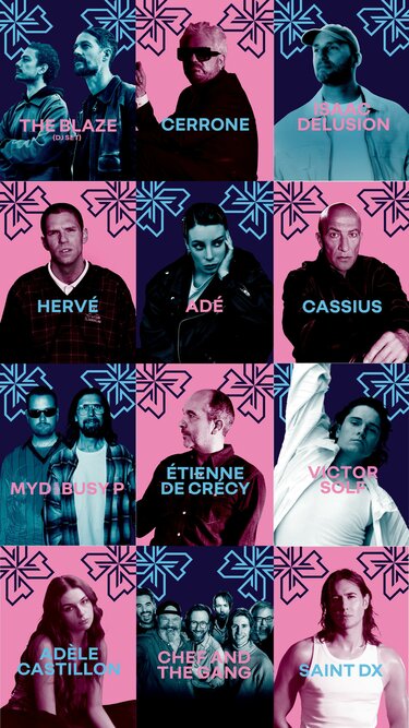 festiv4l - affiche premiers artistes