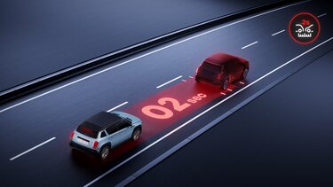 Alerte de distance de sécurité – Renault 4 E-Tech electric