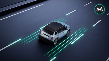 Aide active au maintien dans la voie – Renault 4 E-Tech electric