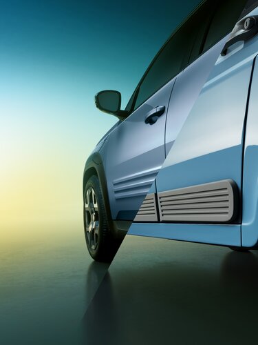 sculpted door sills - Renault 4 E-Tech 100% electric