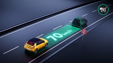 regulador de velocidad adaptativo inteligente - Renault 5 E-Tech 100% eléctrico