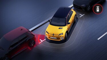 ayuda al aparcamiento delantero - Renault 5 E-Tech 100% eléctrico