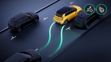 parking mains libres - Renault 5 E-Tech 100% électrique