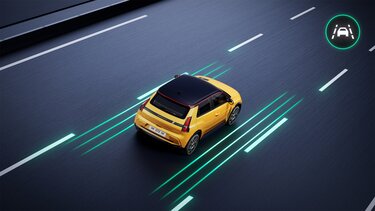 lane keeping assist - Renault 5 E-Tech 100% electric
