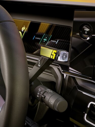 Levier de vitesse e-pop - Renault 5 E-Tech 100% electric