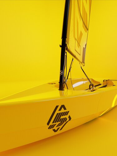 sail and rear side - 5 mouvements - Renault 5 E-Tech 100% electric