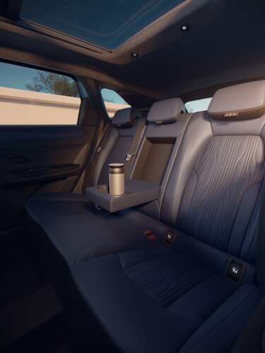 rear seat armrest with cup holder