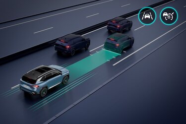 adaptative cruise control with stop & start