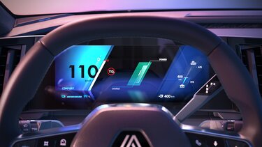 Actieradiuswidget - Renault Scenic E-Tech 100% electric