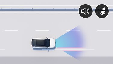 lane departure warning - Renault Scenic E-Tech 100% electric